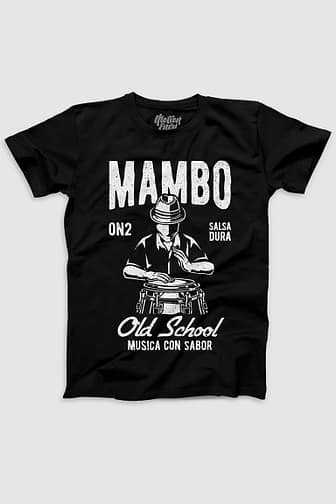 Mens T shirt Mambo Conga Black Small FPO