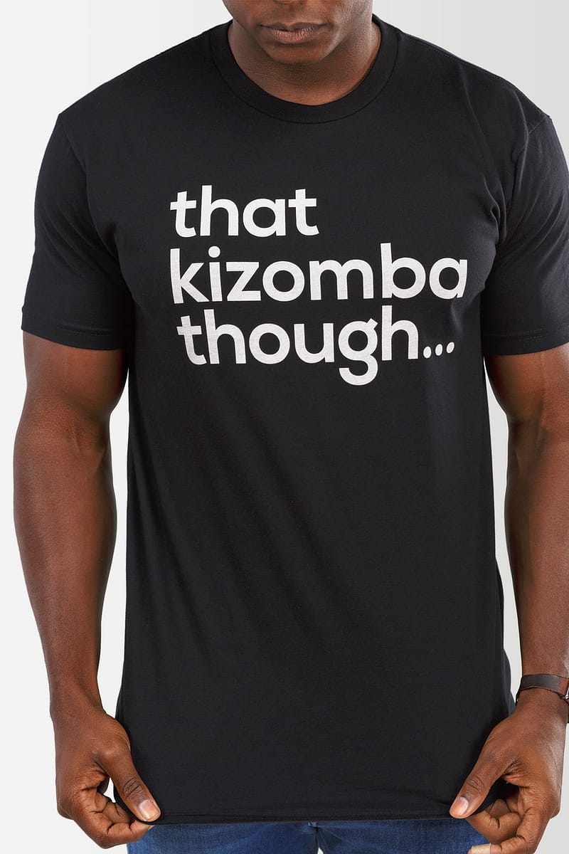 Mens T shirt That Kizomba Though Black 5443