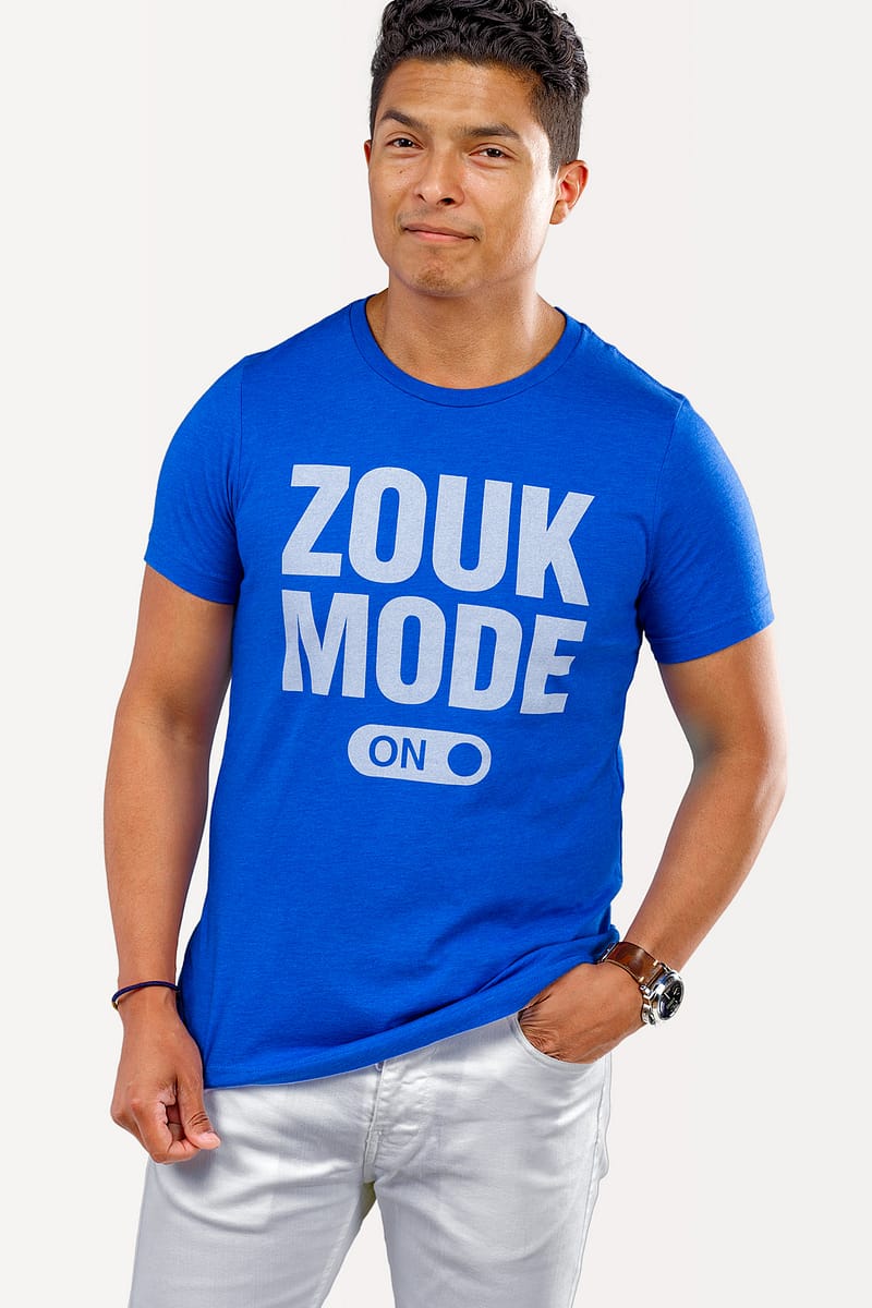 Mens T shirt Zouk Mode On Royal Blue 3726 Part2