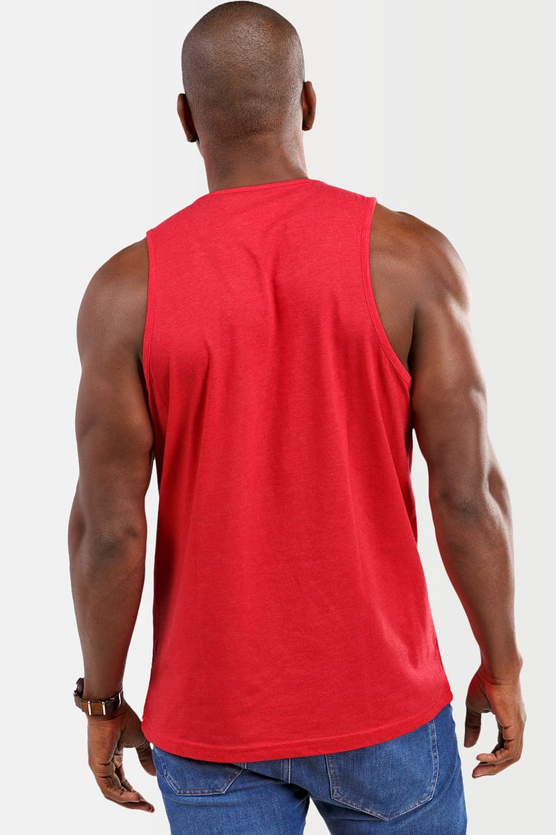 Mens Tank Top That Bachata Though Red 5079
