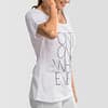 Womens T shirt Scoop Neck On1 On2 Whatever White 1790