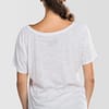 Womens T shirt Scoop Neck On1 On2 Whatever White 1805