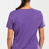 Womens T shirt V Neck We Fukin Love Bachata Heather Purple 2515