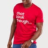 Mens T shirt That Zouk Though Red 5608