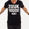 Mens T shirt Zouk Mode On Black 4130