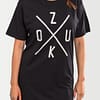 Womens T shirt Zouk X Black 3107