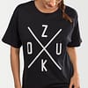 Womens T shirt Zouk X Black 3120