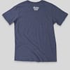 Mens T shirt Zouk And Chill Flat Heather Navy Back