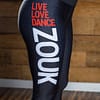 Womens Leggings Live Love Dance Zouk 9931