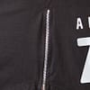Mens T shirt Always Repin Zouk Black Zipper Closeup