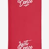 Neck Gaiters Just Dance Red Product Front Flat