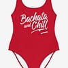 Swimsuit Bachata And Chill Red Product Front