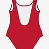 Swimsuit The World Is Your Dance Floor Red Product Back