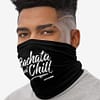 Neck Gaiters Bachata And Chill Black Male1 Face Left