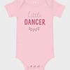 Kids and Baby Little Dancer Short Sleeve One Piece Pink