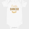 Kids and Baby Little Dancer Short Sleeve One Piece White