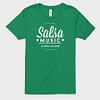 Kids and Baby Authentic Salsa Music Short Sleeve Kids Shirt Kelly Green Front