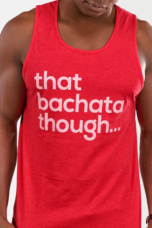 Mens Tank Top That Bachata Though Red 5067