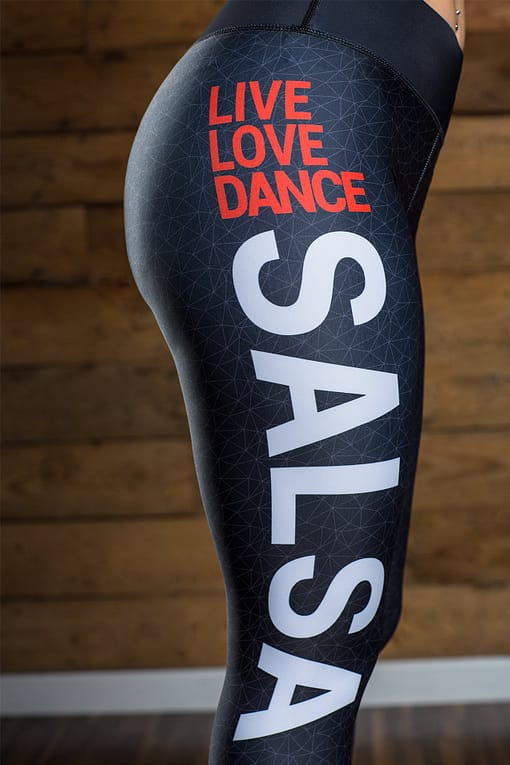 Womens Leggings Live Love Dance Salsa 9967