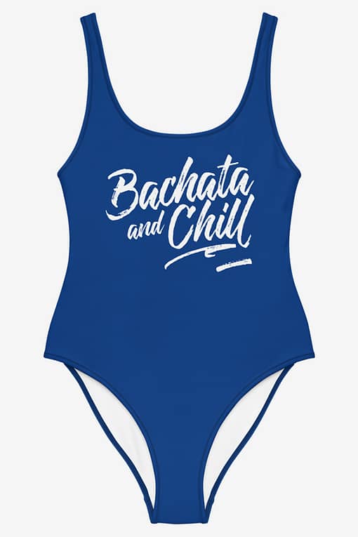 Swimsuit Bachata And Chill Blue2 Product Front