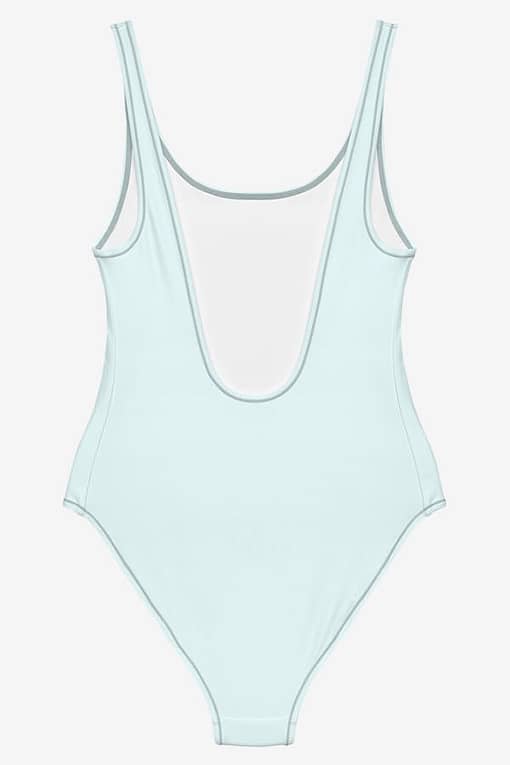 Swimsuit Old School Mambo Very Light Blue Product Back