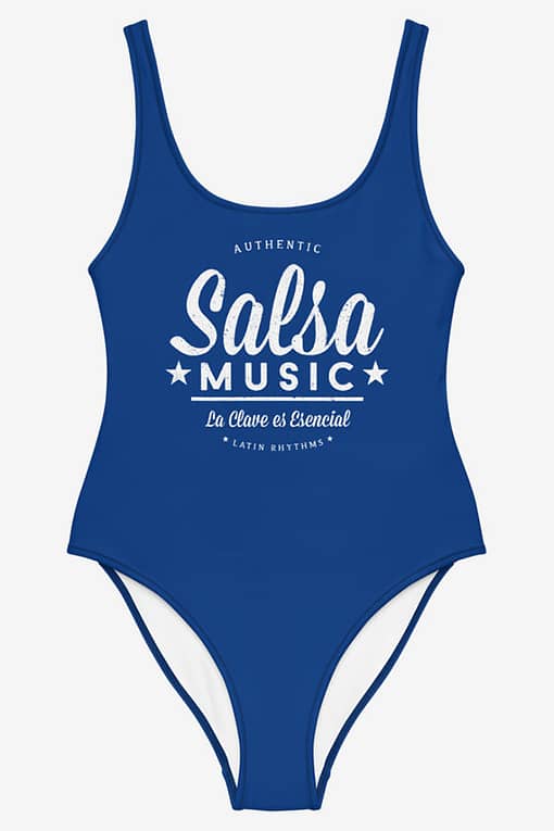 Swimsuit Salsa Music Blue2 Product Front