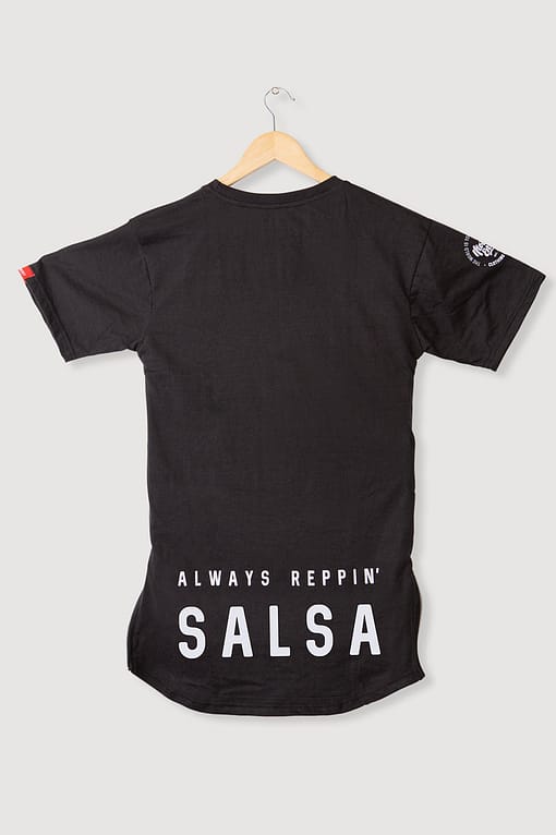 Mens T shirt Always Repin Salsa Black Back
