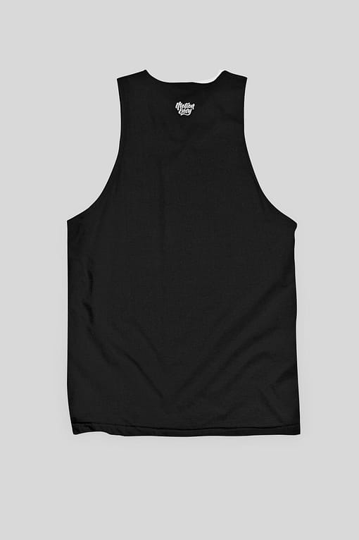 Mens Tank Top The World Is Your Dance Floor Black Back
