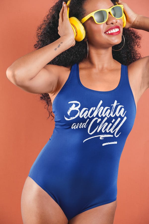 Swimsuit Bachata And Chill Blue Opt1