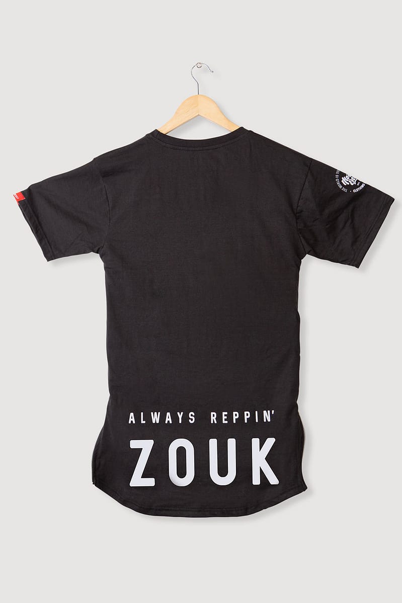Mens T shirt Always Repin Zouk Black Back