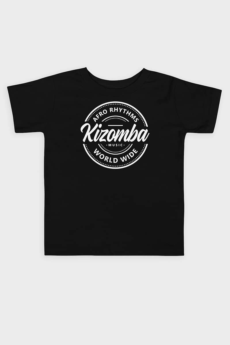 Toddler Kizomba Afro Rhythms Short SleeveT shirt Black